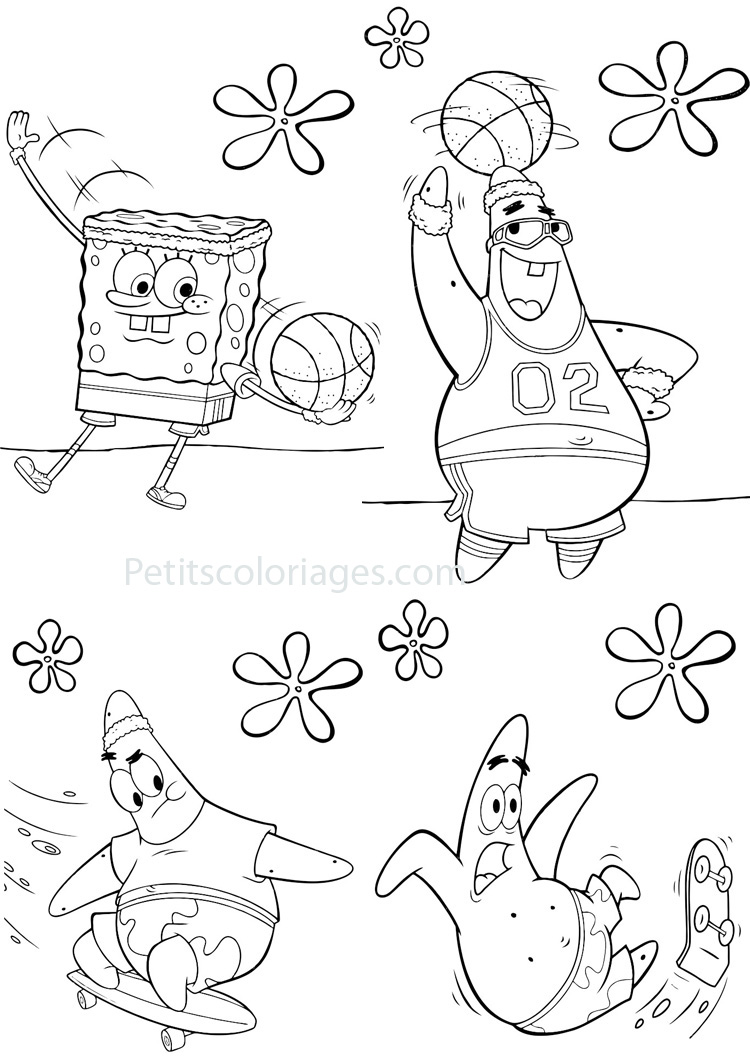 Coloring page: SquareBob SquarePants (Cartoons) #33486 - Free Printable Coloring Pages