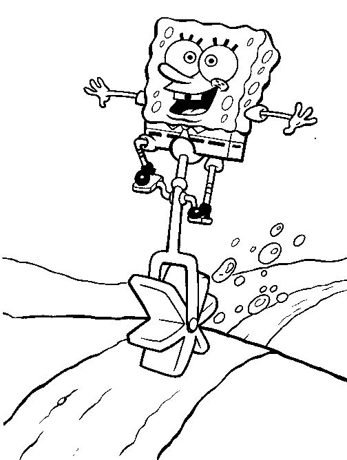 Coloring page: SquareBob SquarePants (Cartoons) #33488 - Free Printable Coloring Pages