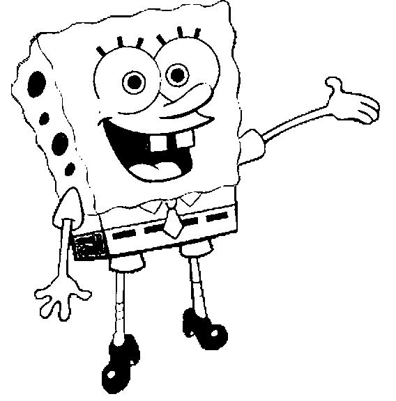 Coloring page: SquareBob SquarePants (Cartoons) #33500 - Free Printable Coloring Pages