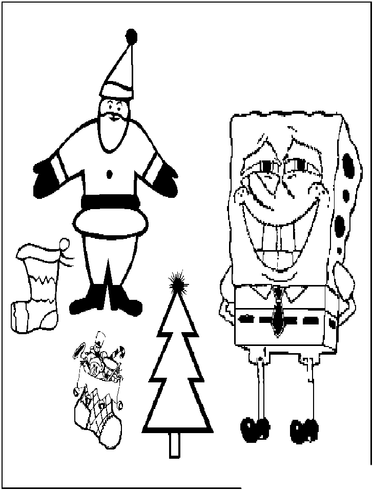 Coloring page: SquareBob SquarePants (Cartoons) #33508 - Free Printable Coloring Pages