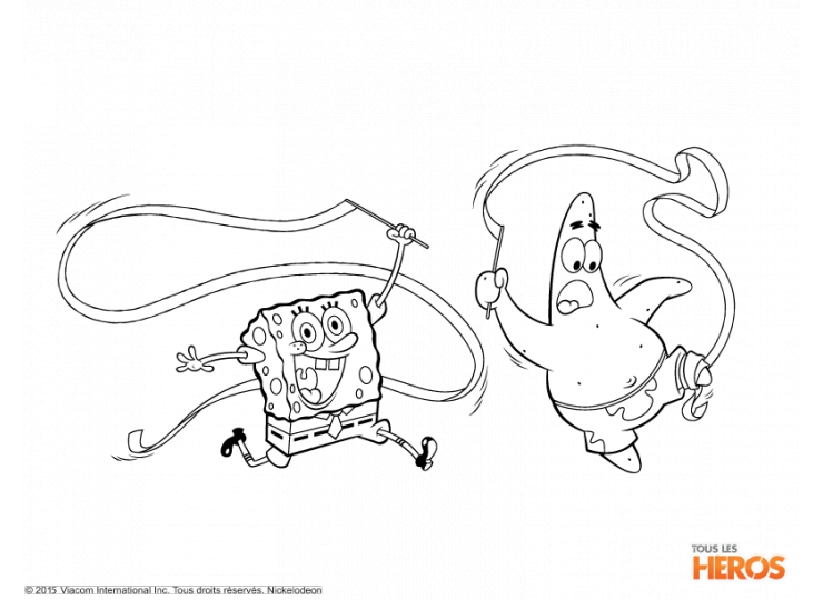 Coloring page: SquareBob SquarePants (Cartoons) #33527 - Free Printable Coloring Pages