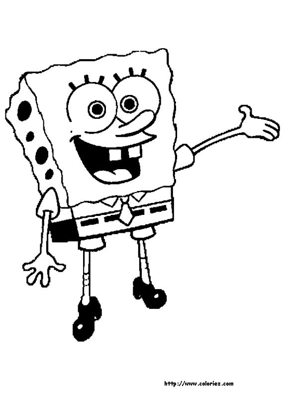 Coloring page: SquareBob SquarePants (Cartoons) #33572 - Free Printable Coloring Pages