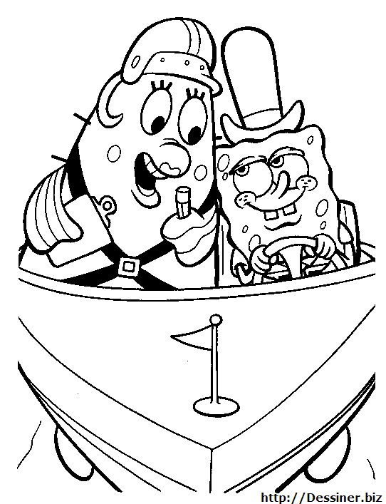 Coloring page: SquareBob SquarePants (Cartoons) #33584 - Free Printable Coloring Pages