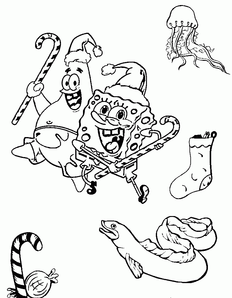 Coloring page: SquareBob SquarePants (Cartoons) #33596 - Free Printable Coloring Pages