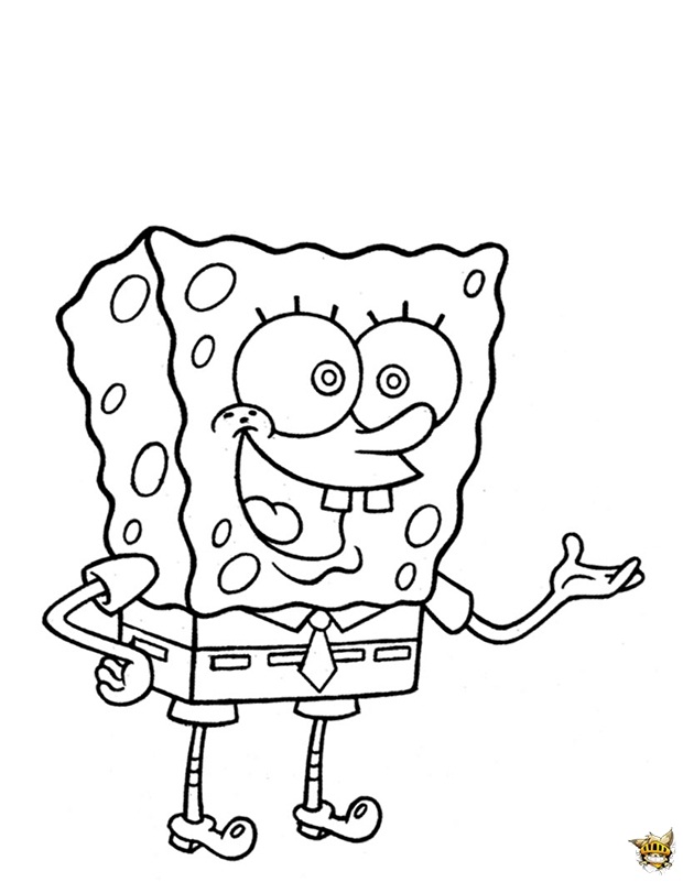 coloring pages sponge bob square pants