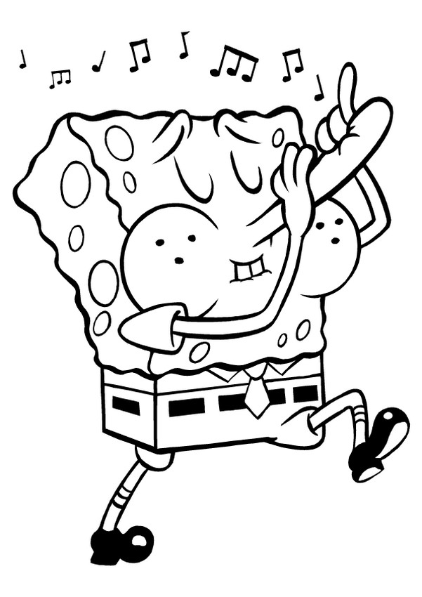 Coloring page: SquareBob SquarePants (Cartoons) #33656 - Free Printable Coloring Pages