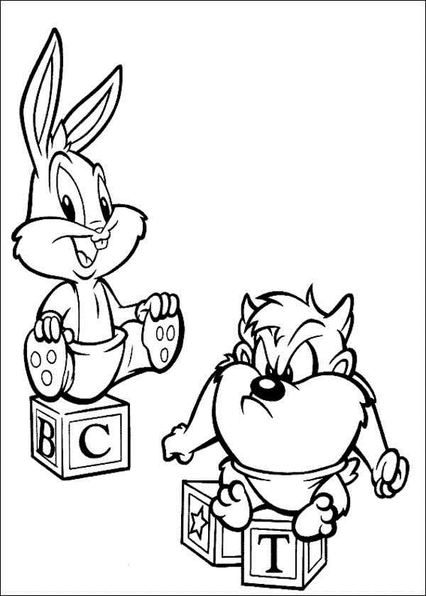 Coloring page: Taz (Cartoons) #30945 - Free Printable Coloring Pages