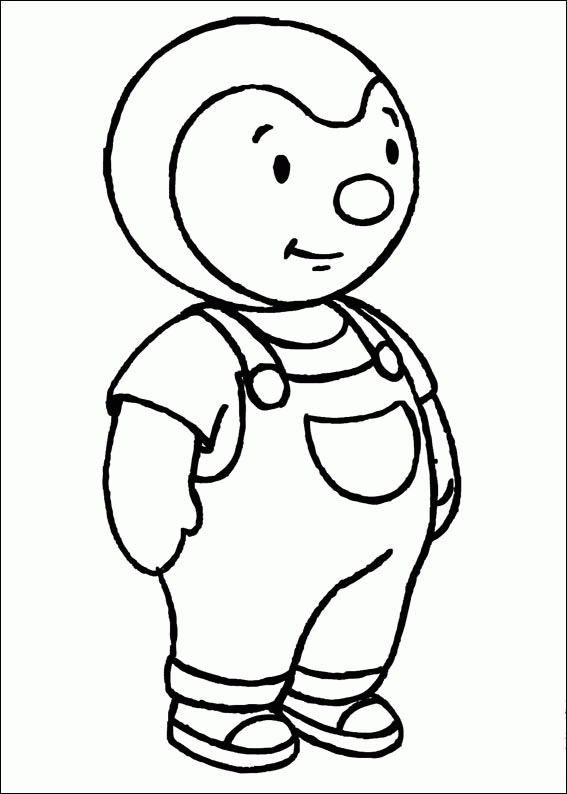 Coloring page: Tchoupi and Doudou (Cartoons) #34083 - Free Printable Coloring Pages