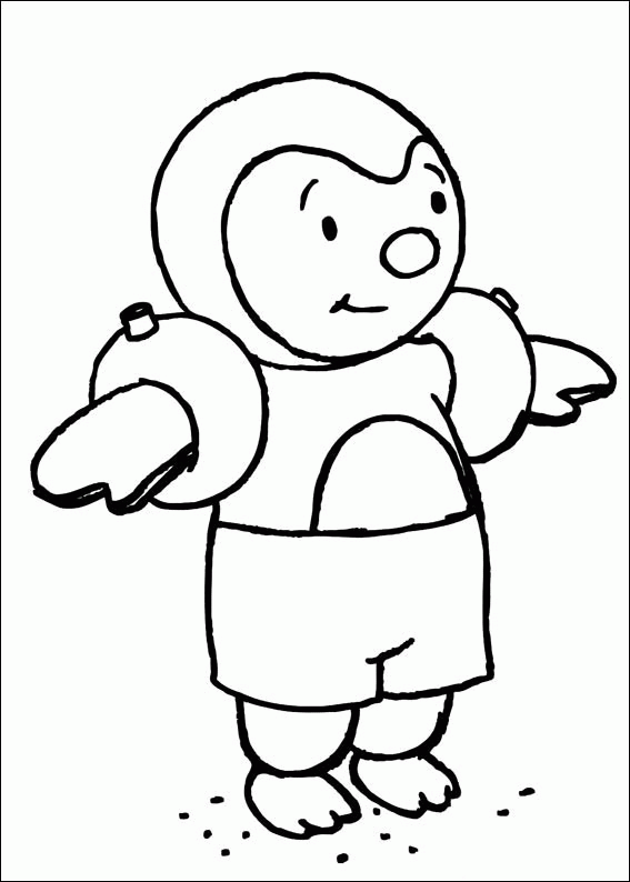 Coloring page: Tchoupi and Doudou (Cartoons) #34127 - Free Printable Coloring Pages