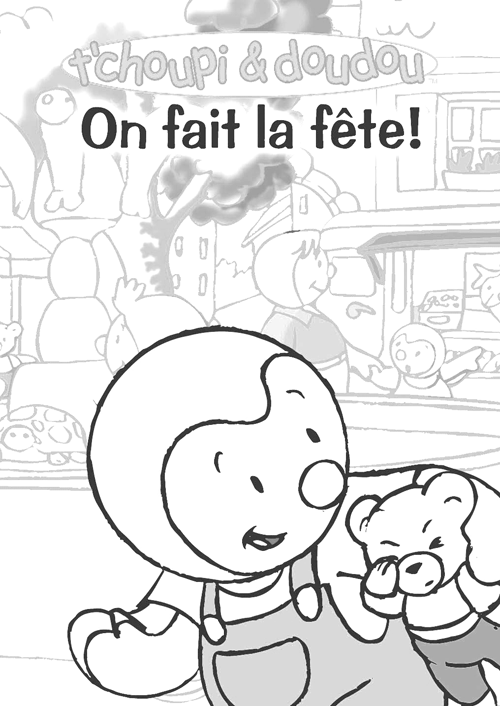 Coloring page: Tchoupi and Doudou (Cartoons) #34146 - Free Printable Coloring Pages