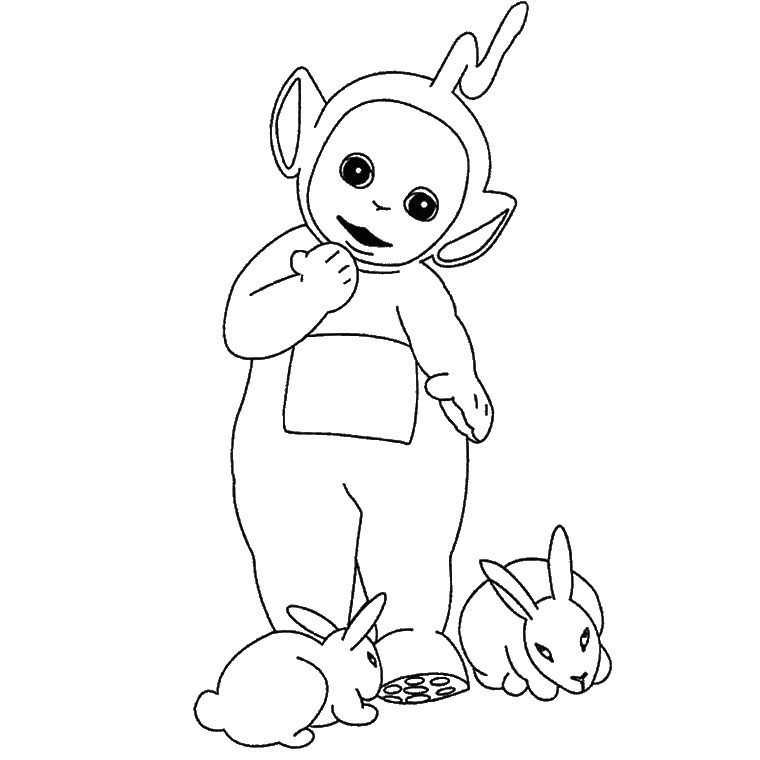 Coloring page: Teletubbies (Cartoons) #49659 - Free Printable Coloring Pages