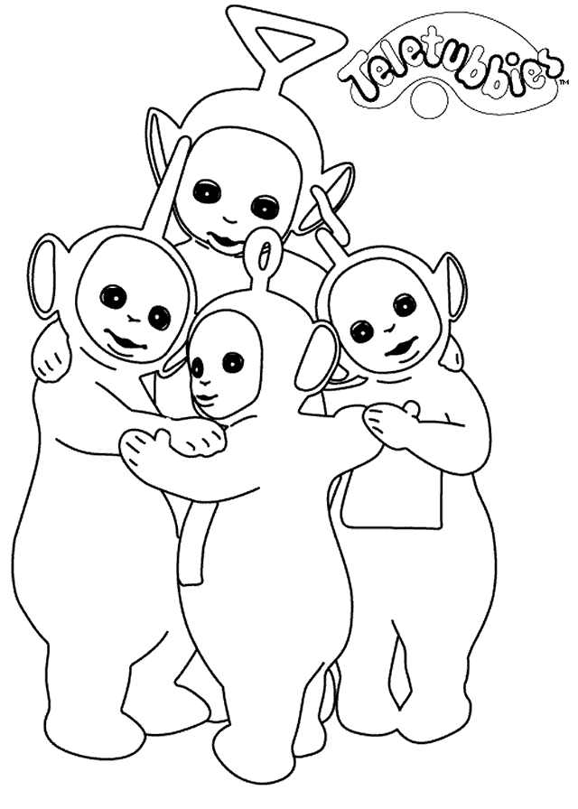 Coloring page: Teletubbies (Cartoons) #49664 - Free Printable Coloring Pages