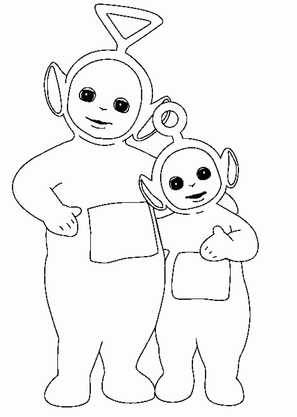 Coloring page: Teletubbies (Cartoons) #49668 - Free Printable Coloring Pages