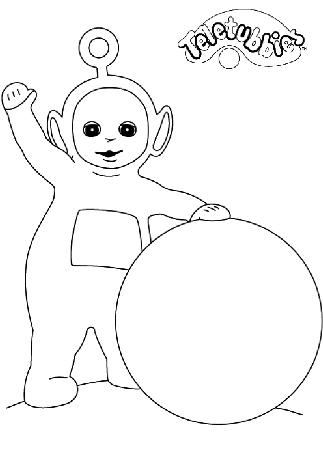 Coloring page: Teletubbies (Cartoons) #49669 - Free Printable Coloring Pages