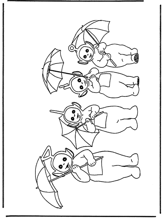 Coloring page: Teletubbies (Cartoons) #49674 - Free Printable Coloring Pages