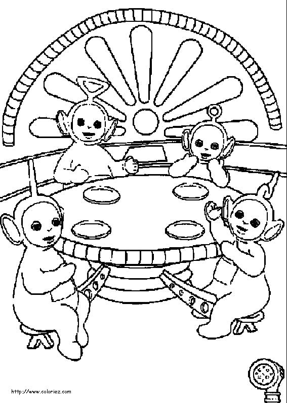 Coloring page: Teletubbies (Cartoons) #49680 - Free Printable Coloring Pages