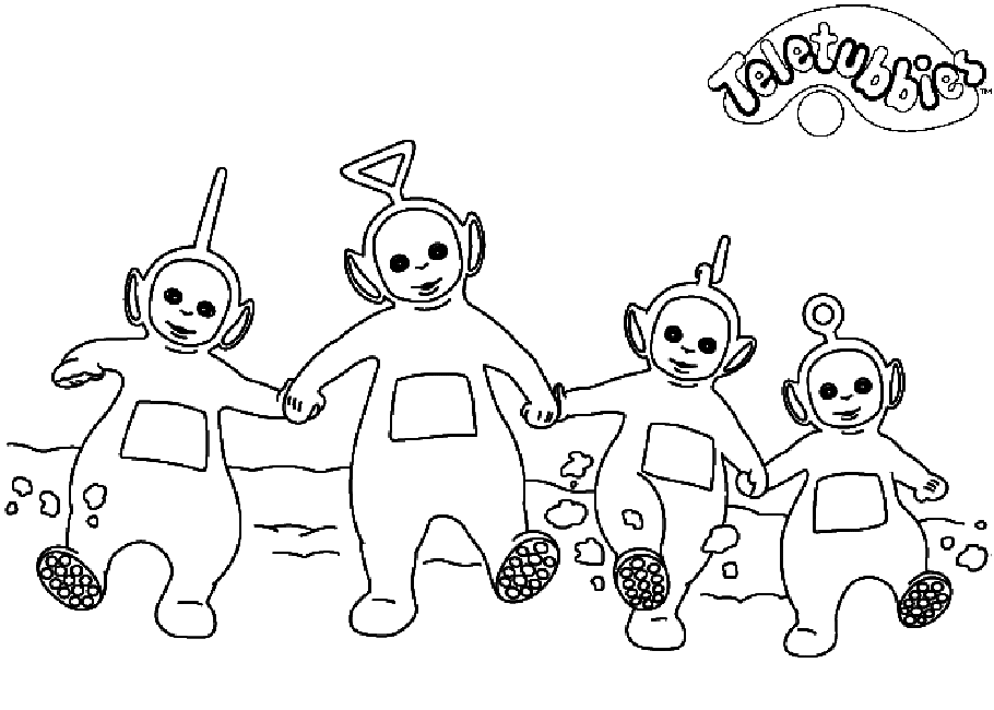 Drawing Teletubbies #49685 (Cartoons) – Printable coloring pages