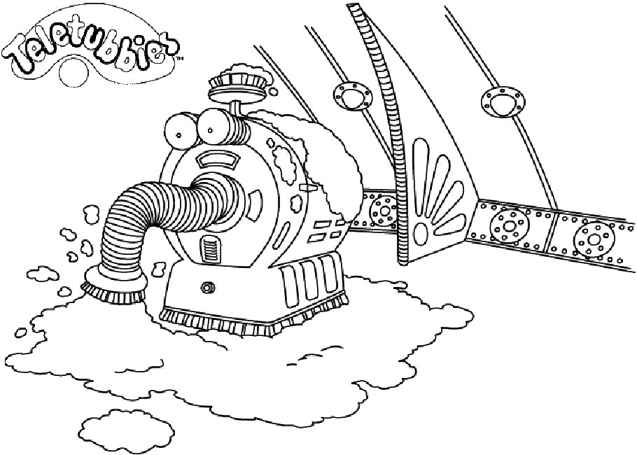 Coloring page: Teletubbies (Cartoons) #49691 - Free Printable Coloring Pages