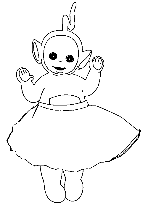 Coloring page: Teletubbies (Cartoons) #49697 - Free Printable Coloring Pages