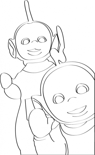 Teletubbies #49702 (Cartoons) ➜ Coloring pages for Cartoons. 