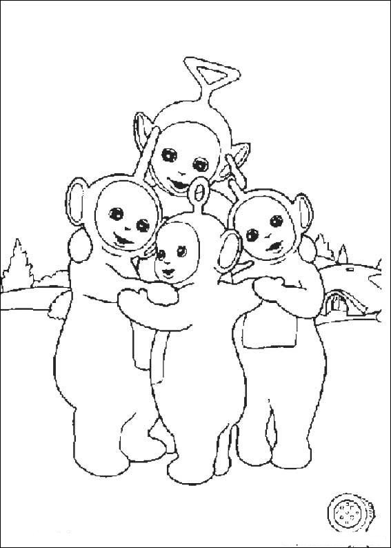 Coloring page: Teletubbies (Cartoons) #49704 - Free Printable Coloring Pages