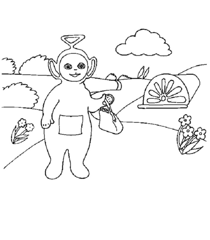 Coloring page: Teletubbies (Cartoons) #49707 - Free Printable Coloring Pages