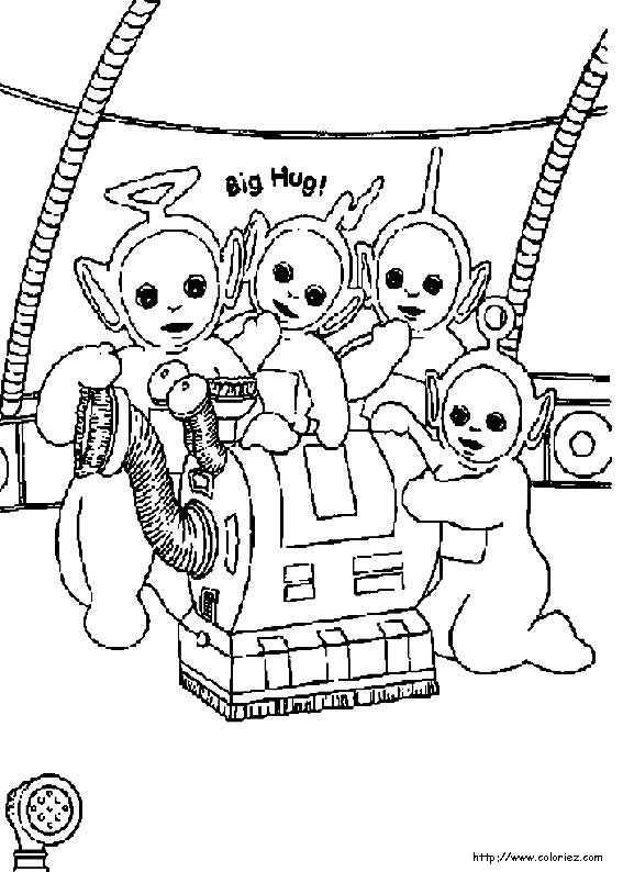 Coloring page: Teletubbies (Cartoons) #49717 - Free Printable Coloring Pages