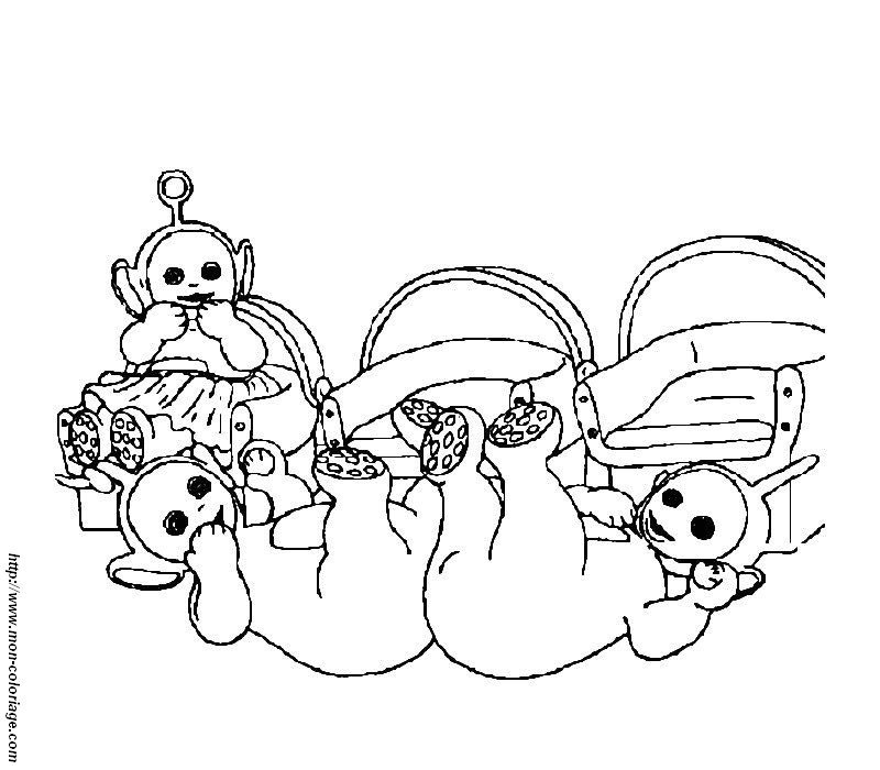 Coloring page: Teletubbies (Cartoons) #49747 - Free Printable Coloring Pages