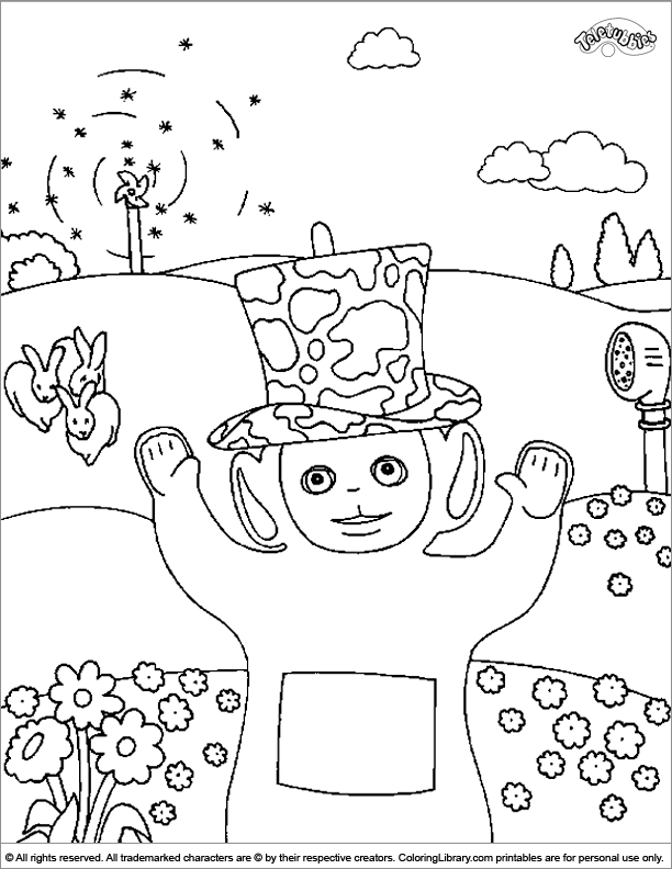 Coloring page: Teletubbies (Cartoons) #49748 - Free Printable Coloring Pages