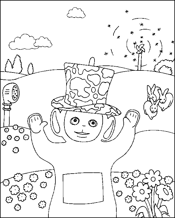 Coloring page: Teletubbies (Cartoons) #49756 - Free Printable Coloring Pages