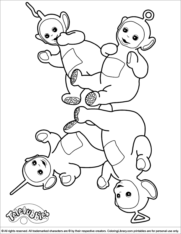 teletubbies online coloring pages