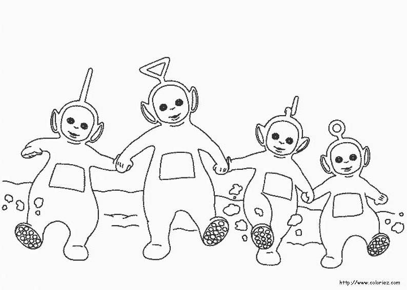 Coloring page: Teletubbies (Cartoons) #49773 - Free Printable Coloring Pages