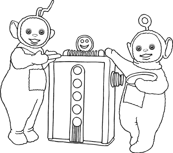 Coloring page: Teletubbies (Cartoons) #49774 - Free Printable Coloring Pages