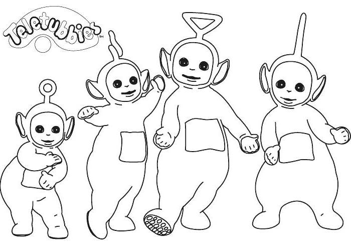 Coloring page: Teletubbies (Cartoons) #49776 - Free Printable Coloring Pages