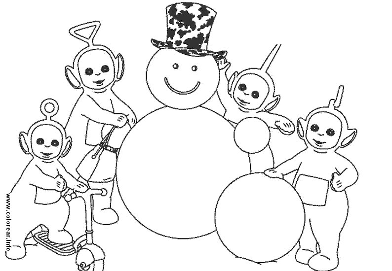 Coloring page: Teletubbies (Cartoons) #49783 - Free Printable Coloring Pages