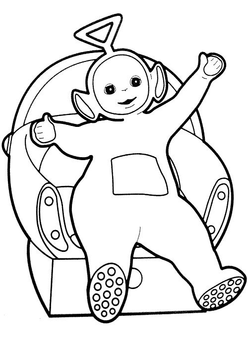 Coloring page: Teletubbies (Cartoons) #49788 - Free Printable Coloring Pages