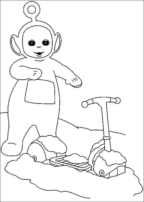 Coloring page: Teletubbies (Cartoons) #49793 - Free Printable Coloring Pages