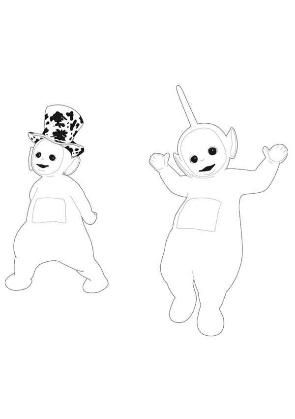 Coloring page: Teletubbies (Cartoons) #49794 - Free Printable Coloring Pages