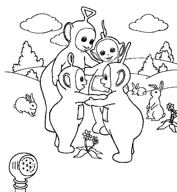 Coloring page: Teletubbies (Cartoons) #49806 - Free Printable Coloring Pages