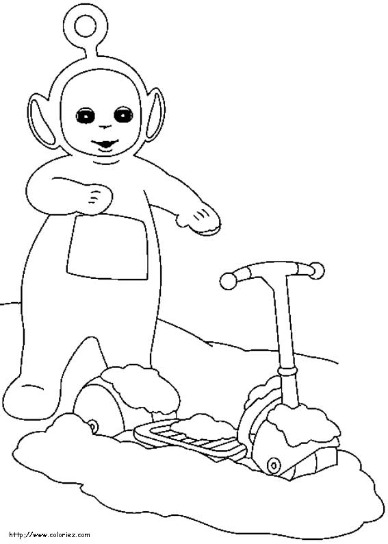 Coloring page: Teletubbies (Cartoons) #49811 - Free Printable Coloring Pages