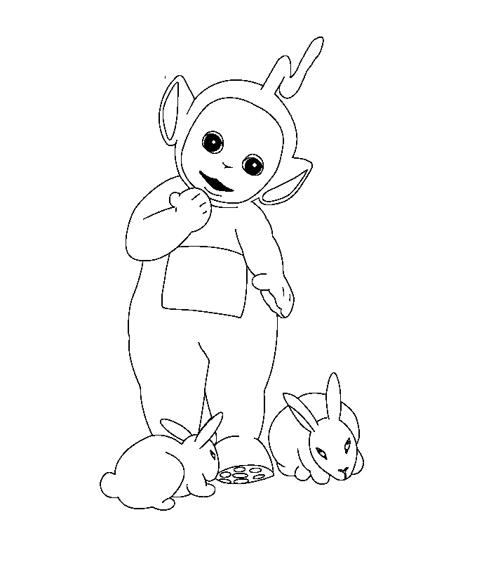 Coloring page: Teletubbies (Cartoons) #49812 - Free Printable Coloring Pages