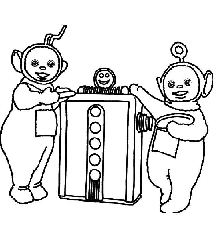 Coloring page: Teletubbies (Cartoons) #49827 - Free Printable Coloring Pages