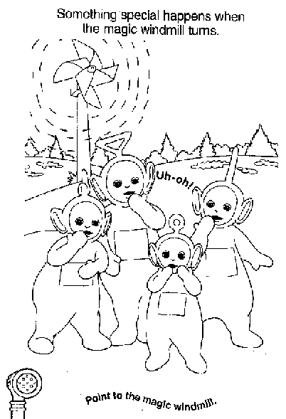 Coloring page: Teletubbies (Cartoons) #49831 - Free Printable Coloring Pages