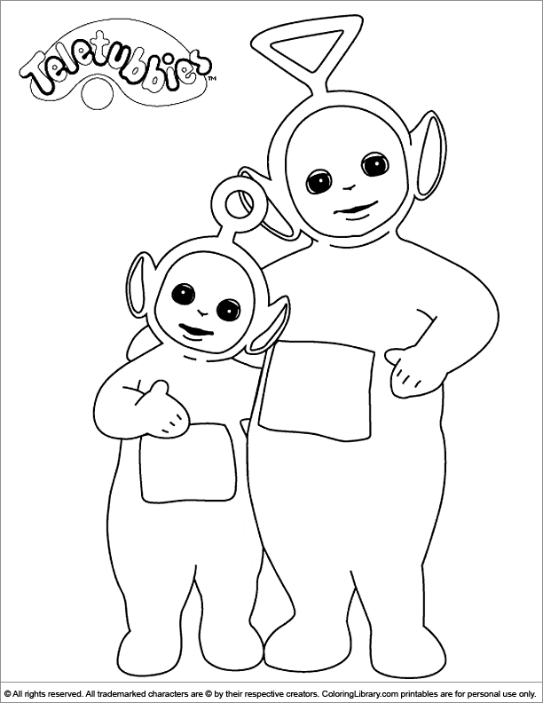 Coloring page: Teletubbies (Cartoons) #49832 - Free Printable Coloring Pages