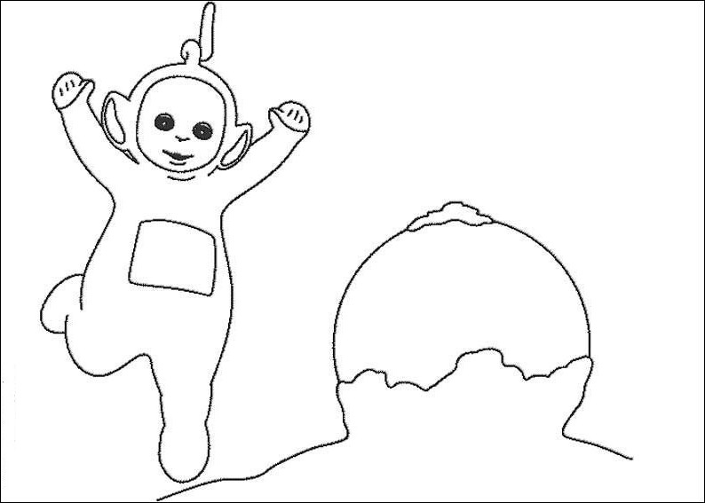 Coloring page: Teletubbies (Cartoons) #49833 - Free Printable Coloring Pages