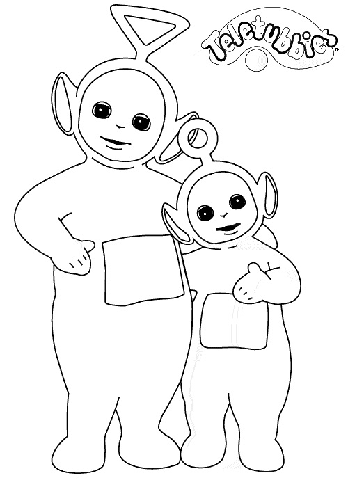 Coloring page: Teletubbies (Cartoons) #49845 - Free Printable Coloring Pages