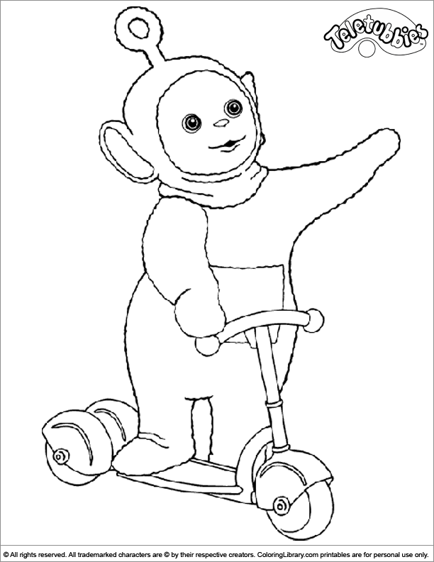 Coloring page: Teletubbies (Cartoons) #49857 - Free Printable Coloring Pages