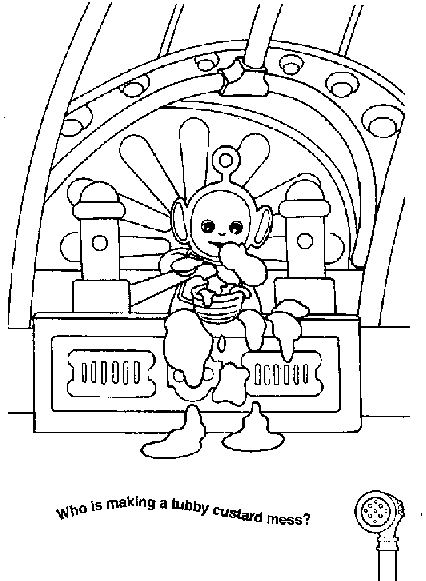 Coloring page: Teletubbies (Cartoons) #49871 - Free Printable Coloring Pages