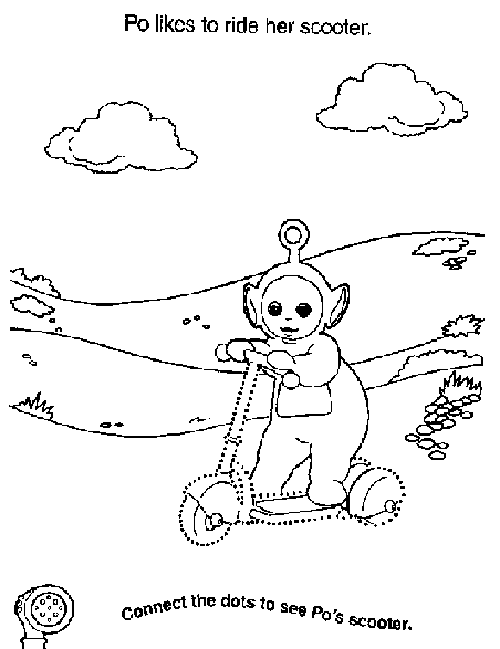 Coloring page: Teletubbies (Cartoons) #49904 - Free Printable Coloring Pages