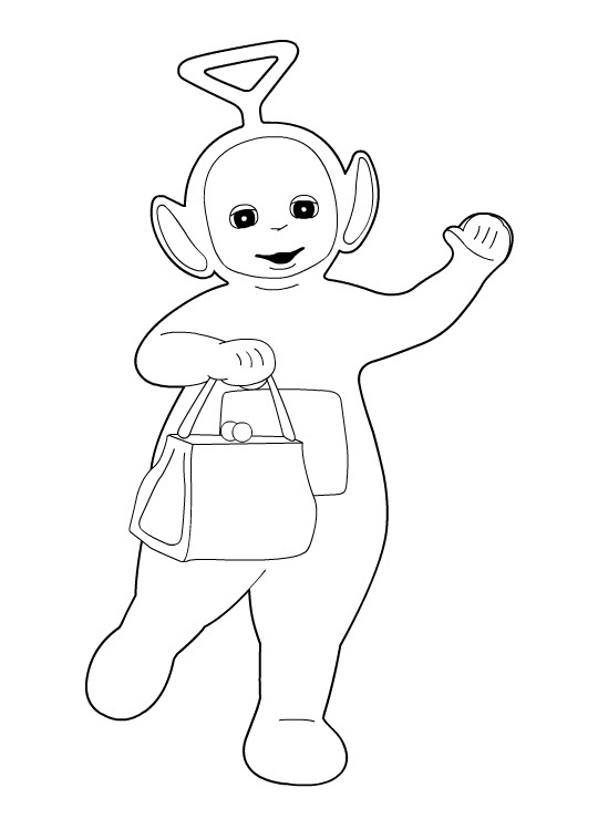 Coloring page: Teletubbies (Cartoons) #49906 - Free Printable Coloring Pages